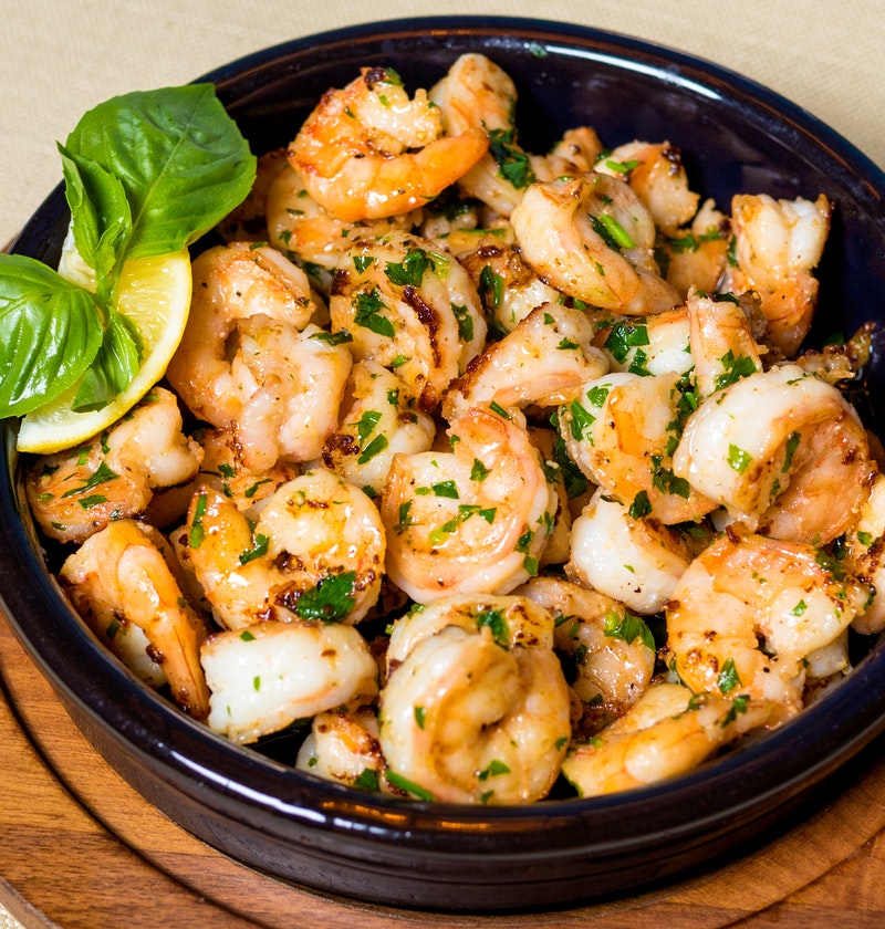 Imagen de Camarones Scampi o Shrimp Scampi