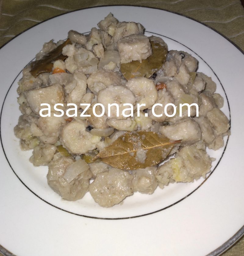 banana verde en escabeche