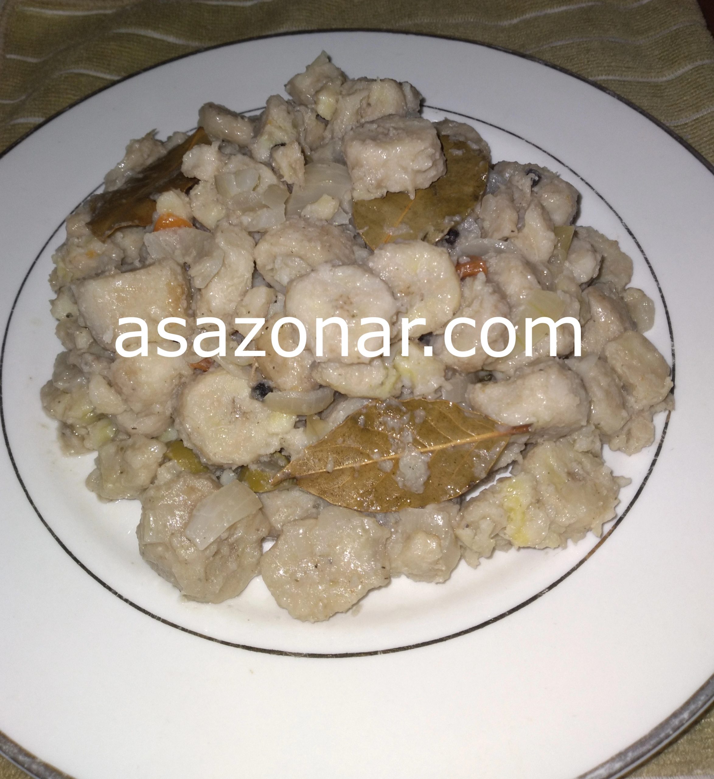 banana verde en escabeche